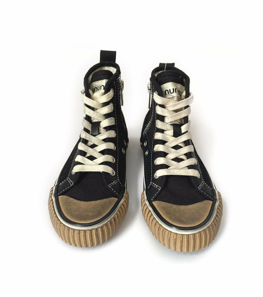 Girls * | Best Sellers Mix Leather High Tops