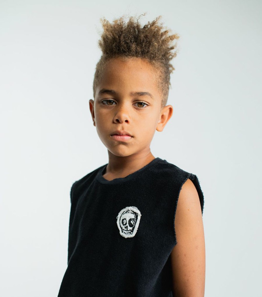 Girls * | New In Terry Cloth Sleeveless Shirt