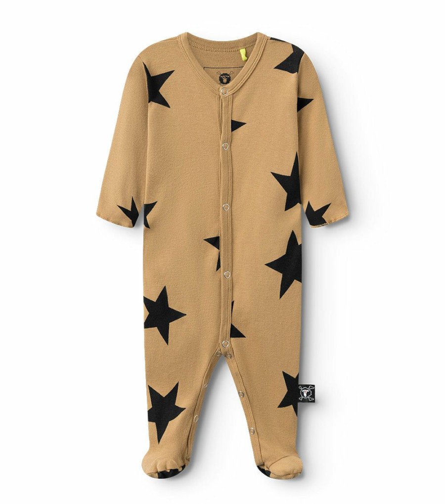 Babies * | New Arrivals Star Footed Overall