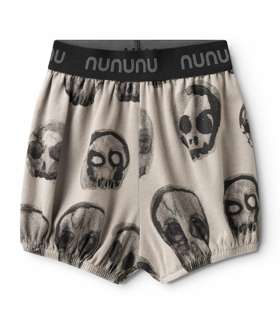 Girls * | Fire Sale Faded Skulls Yoga Shorts