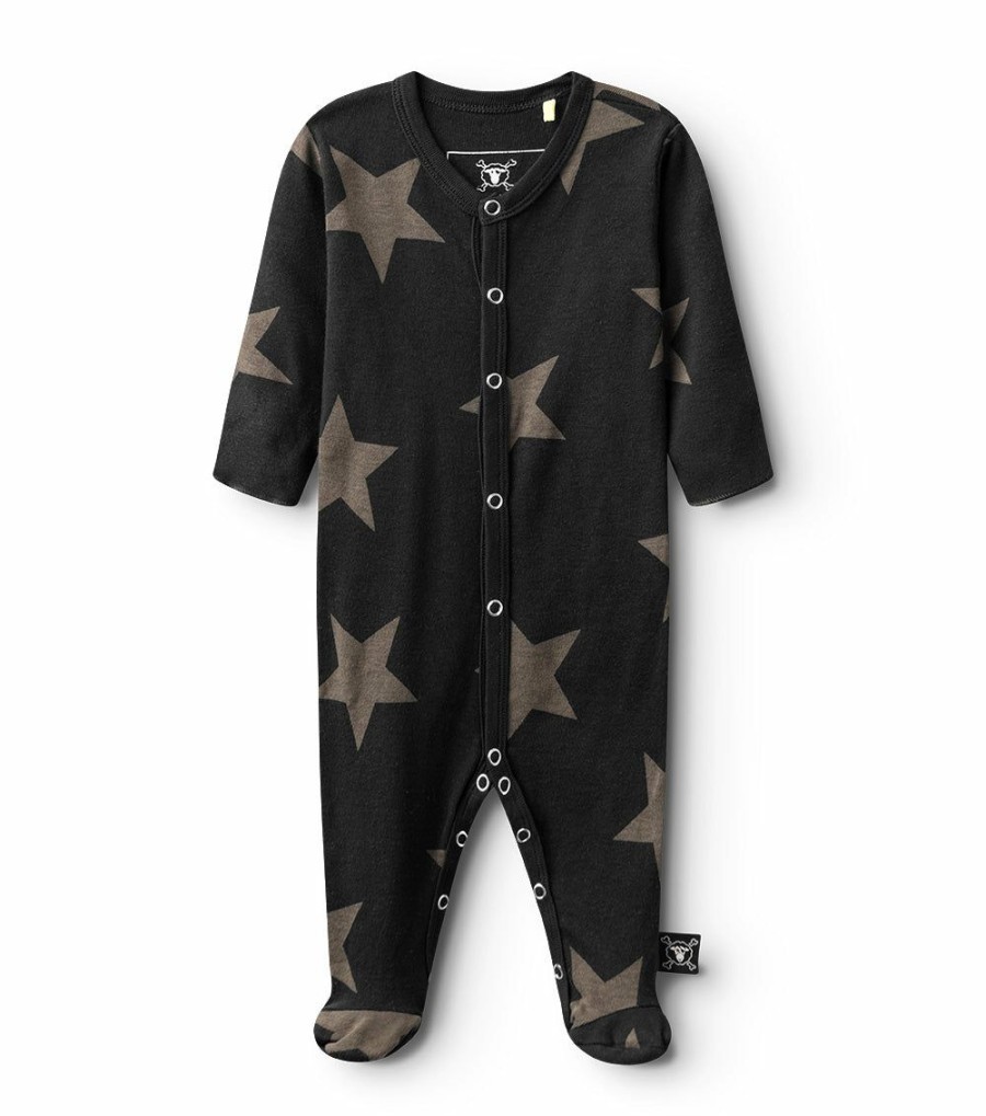 Babies * | Fashionable Star Footed Overall