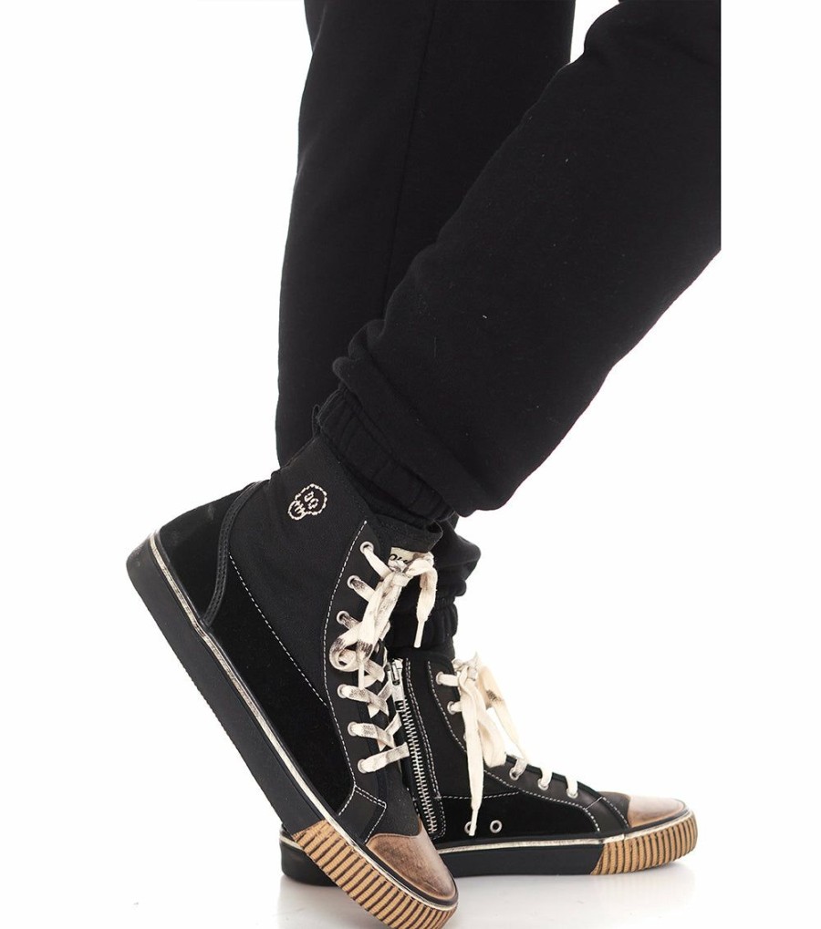 Men * | New Arrivals Adult Mix Leather High Tops