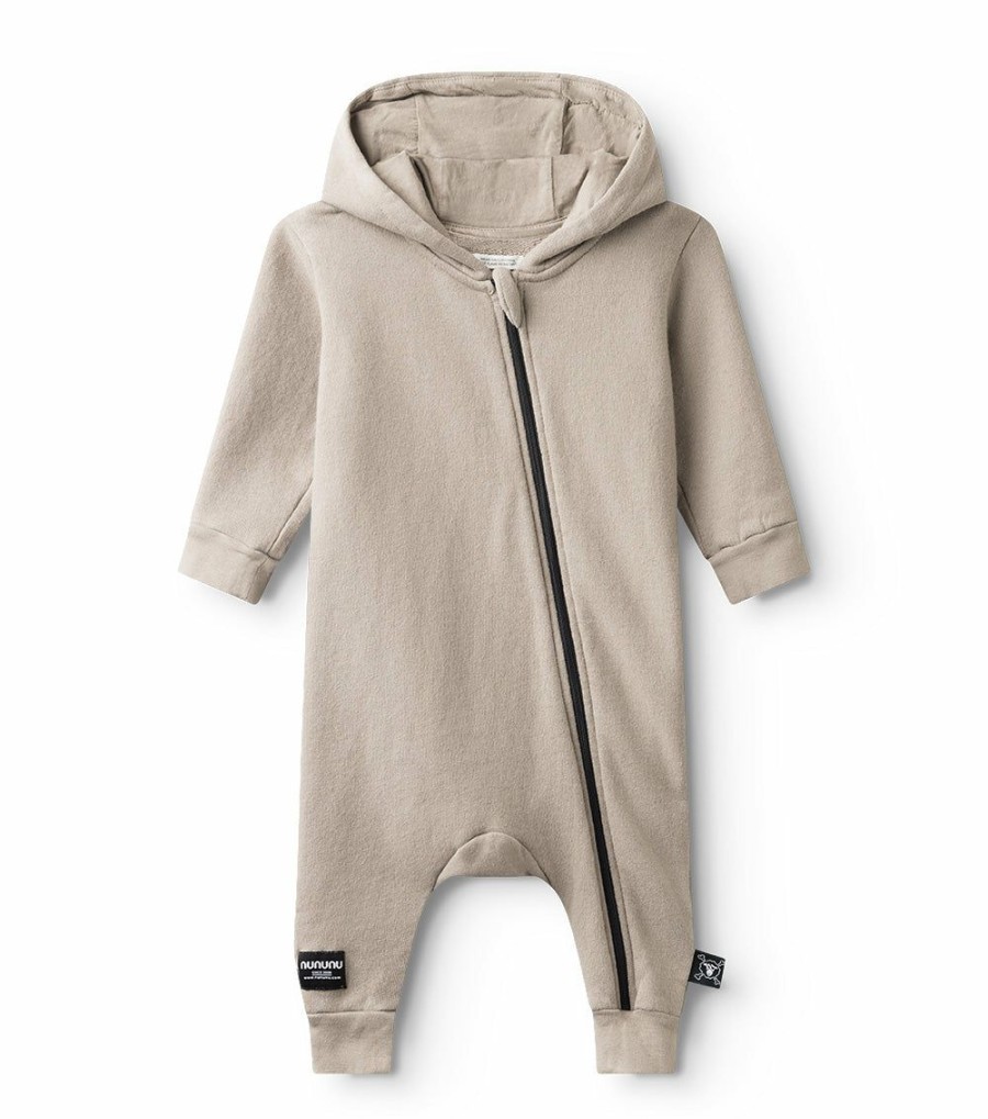 Babies * | Top Sellers Hooded Zip Coveralls