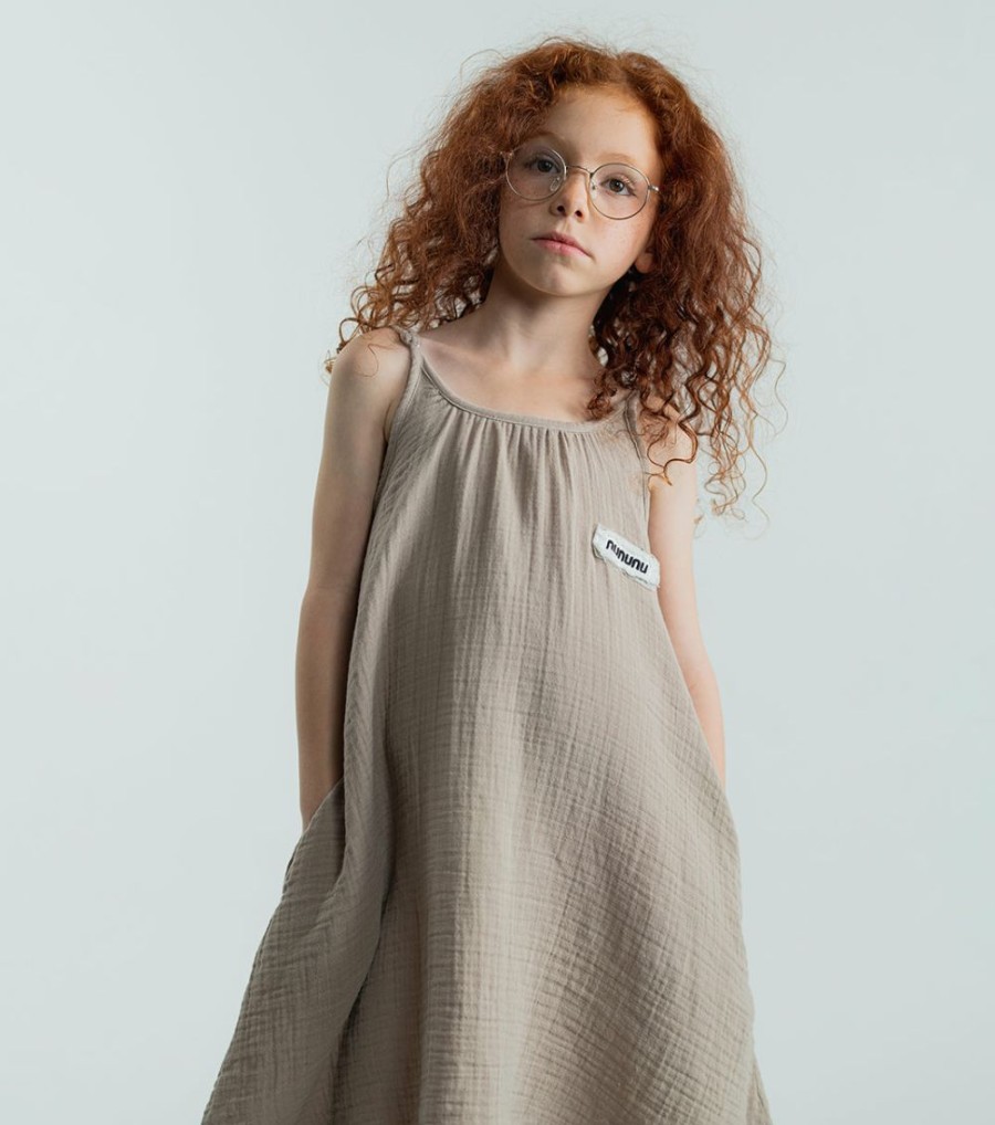 Girls * | Sales Muslin Beach Dress