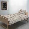 Girls * | New Arrivals Super Soft Scribbled Skulls Bedding Set