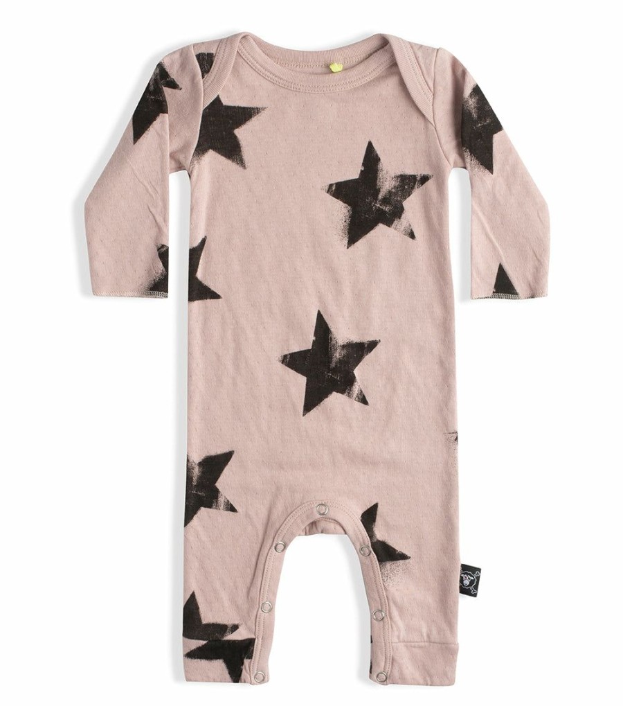 Babies * | Quick Expedition Soft Faded Star Overall