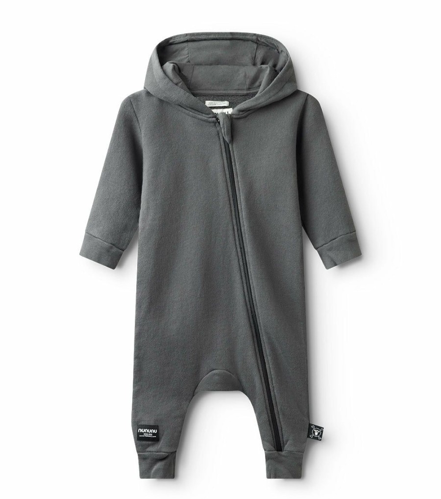 Babies * | Cheaper Hooded Zip Coveralls