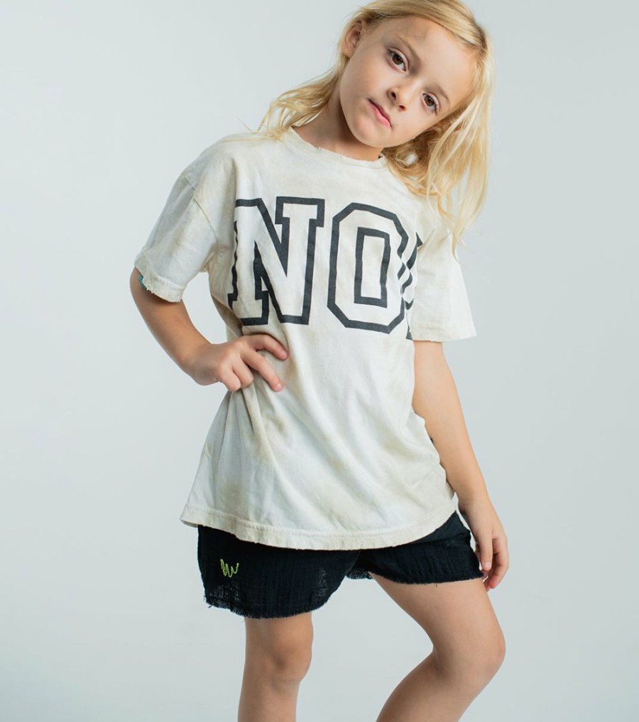 Girls * | Fashionable Oversized No! T-Shirt