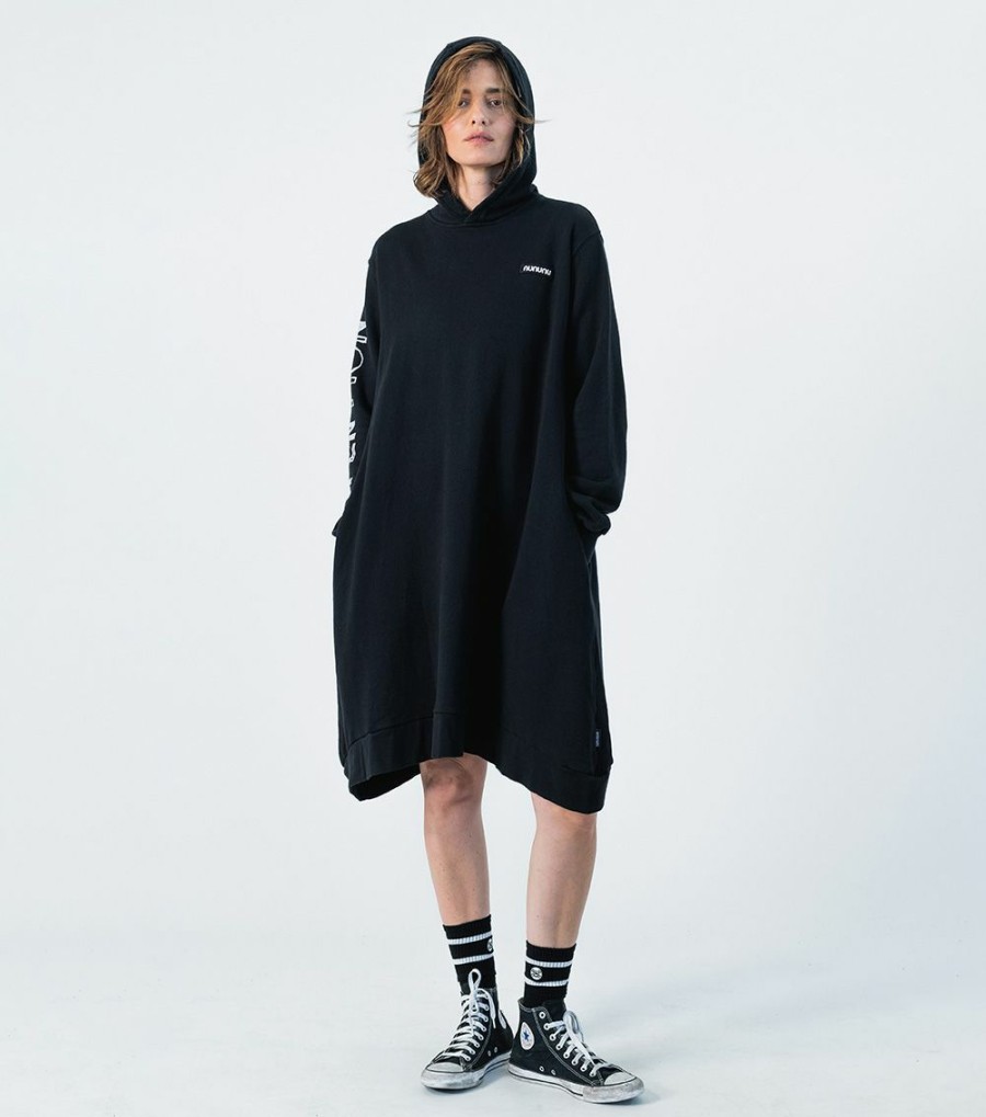 Women * | Clearance Women'S Hooded Sweat Dress