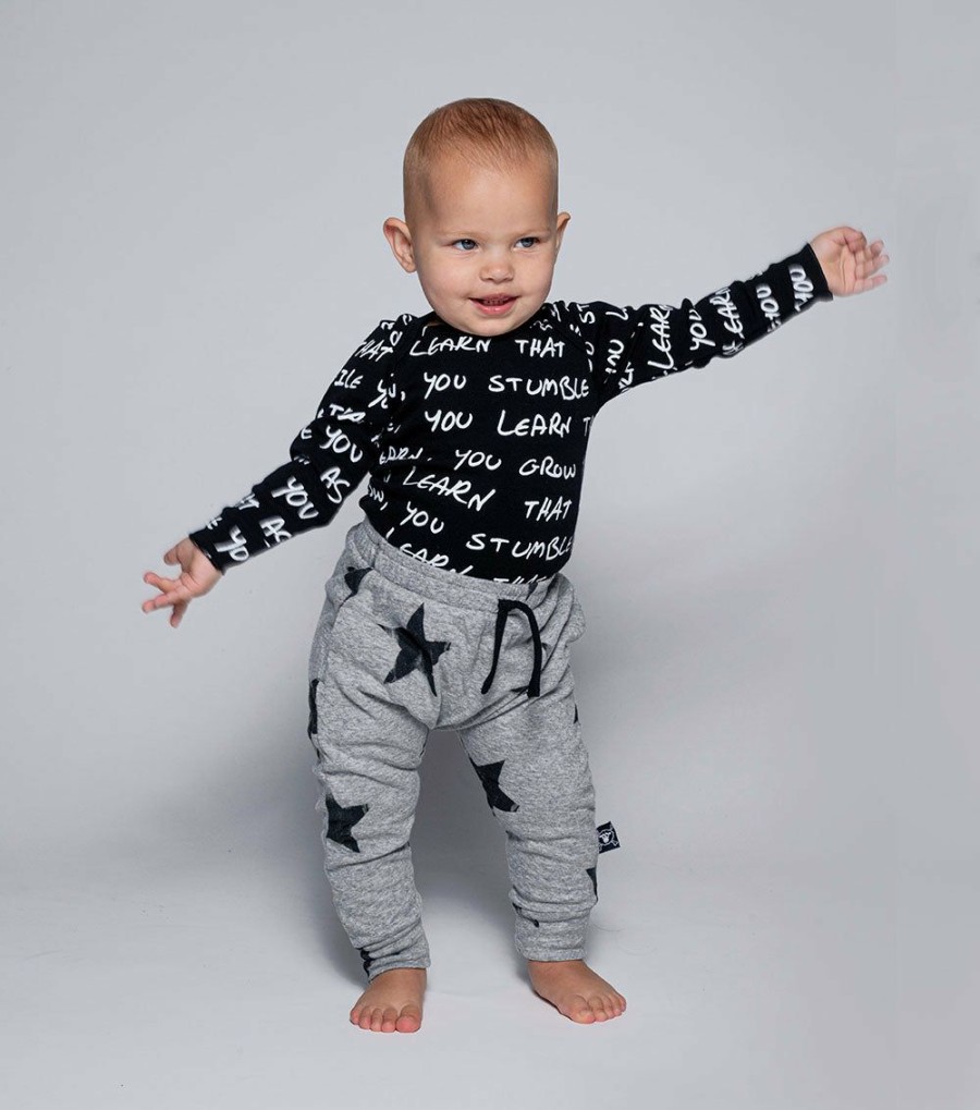 Babies * | Best Price Soft Faded Star Baggy Pants