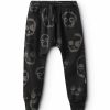 Girls * | Shoping Light Faded Skulls Baggy Pants