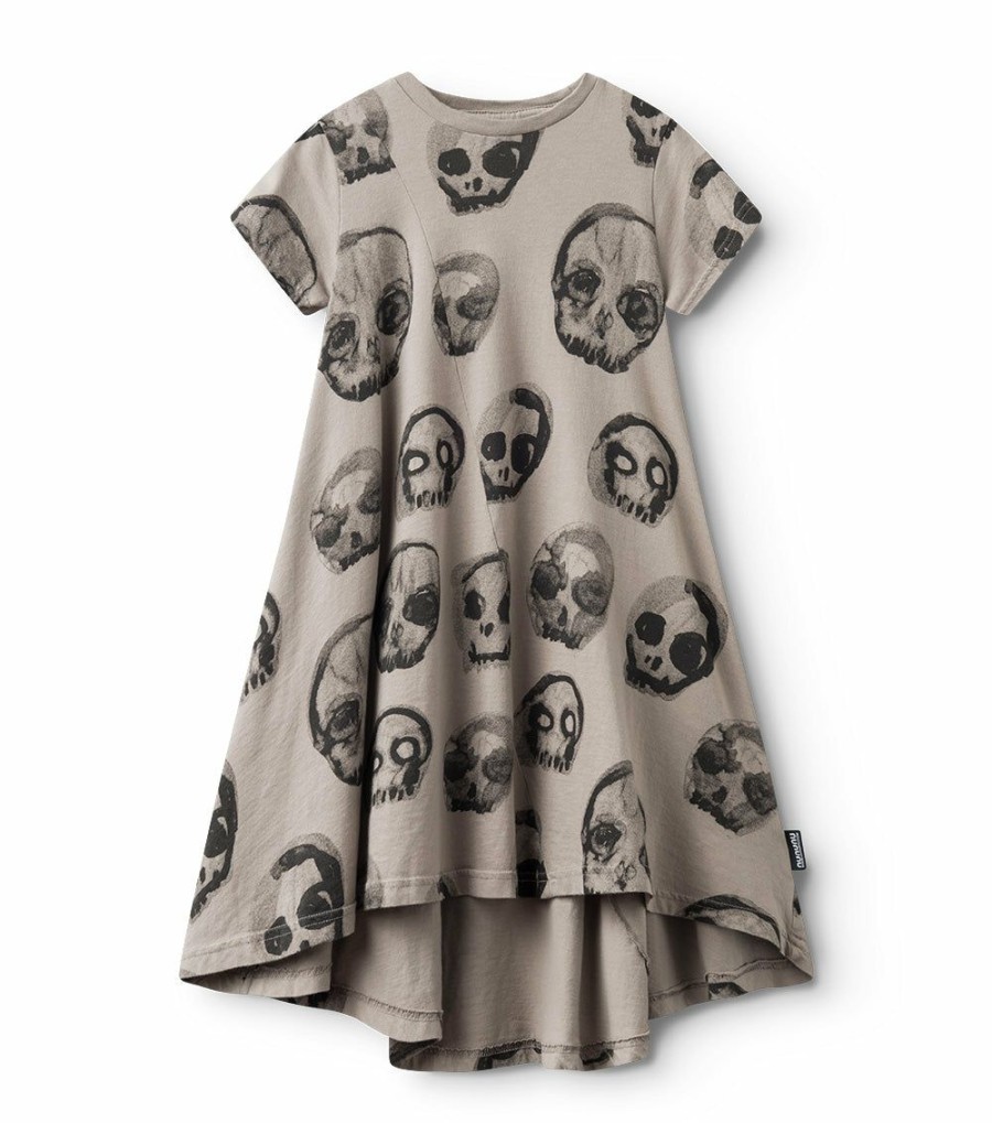 Girls * | Fire Sale Faded Skulls 360 Dress