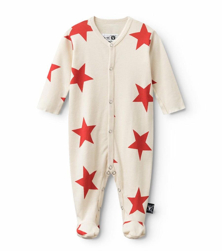 Babies * | New In Star Footed Overall