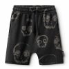 Girls * | Shop New Faded Skulls Rounded Sweatshorts