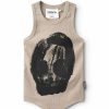 Girls * | Shoping Faded Skull Tank Top