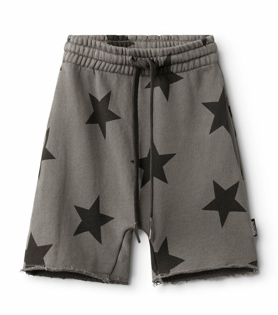 Girls * | New In Star Rounded Sweatshorts