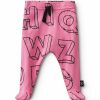 Babies * | Best Quality A-Z Footed Baggy Pants