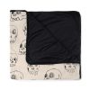 Girls * | Sale Online Scribbled Skulls Blanket