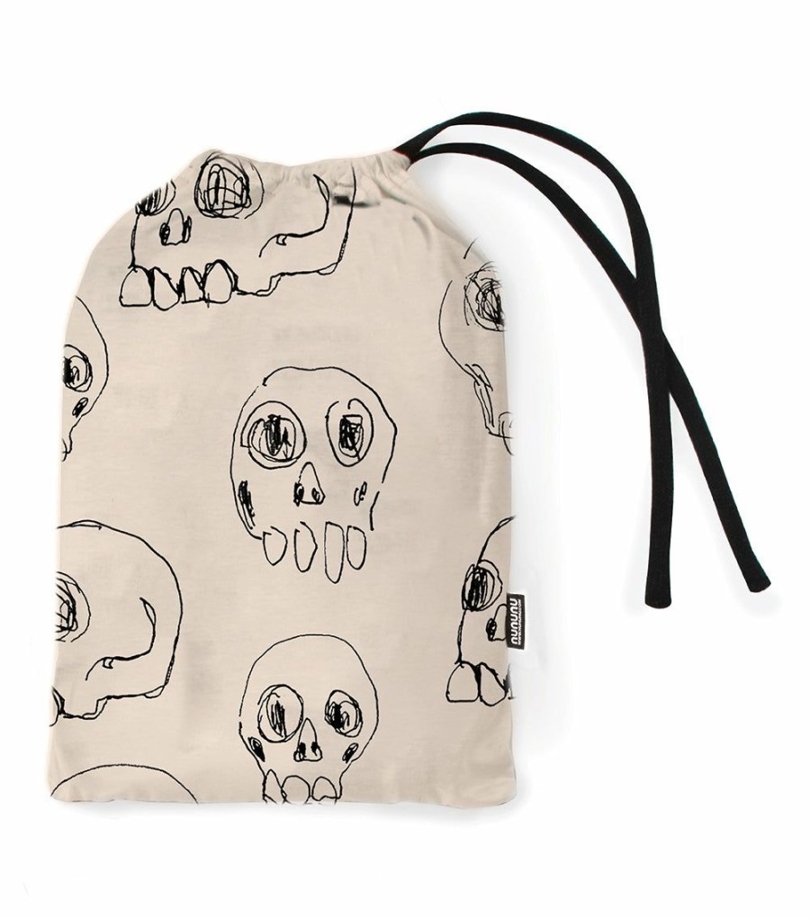 Girls * | Sale Online Scribbled Skulls Blanket