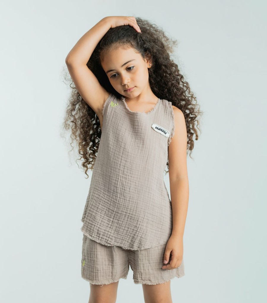 Girls * | Sales Muslin Tank Top