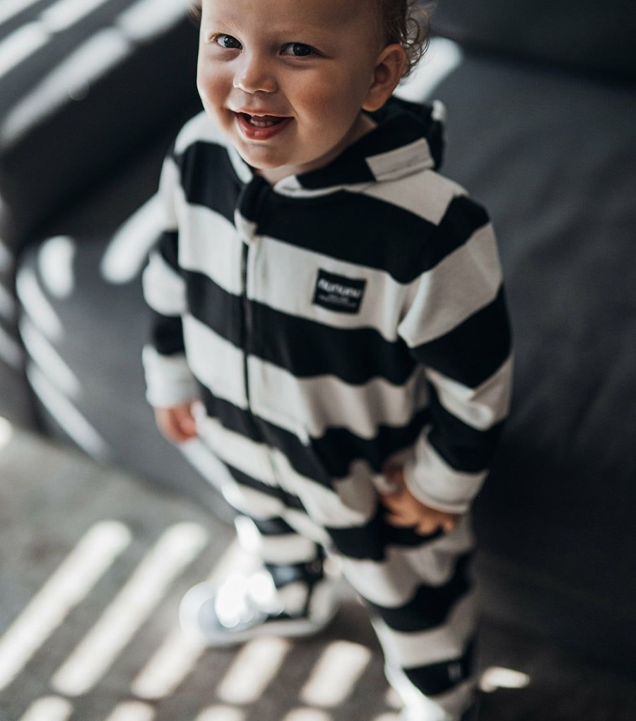 Babies * | Quick Expedition Striped Baby Overall