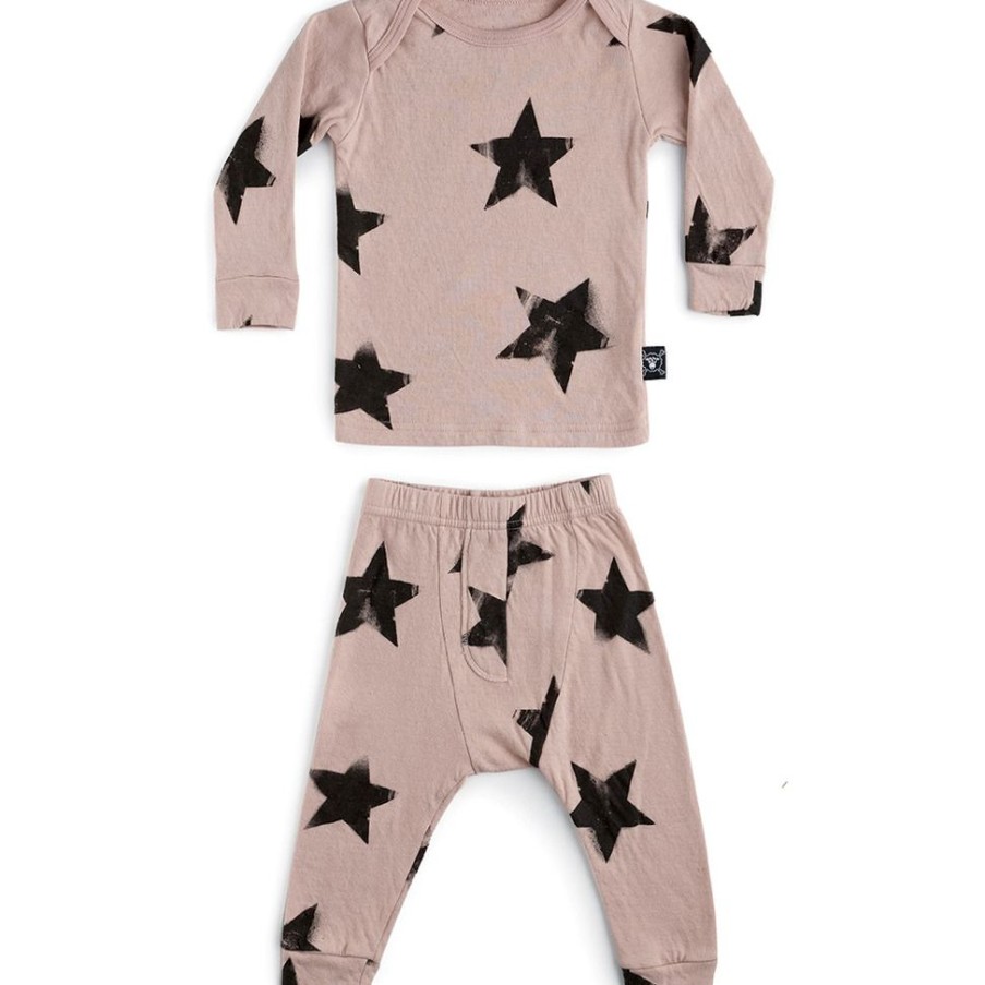 Babies * | Limited Edition Soft Faded Star Baby Set