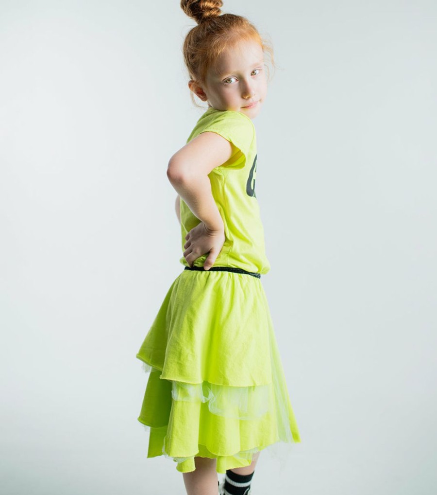 Girls * | Clearance Stand Out Layered Dress