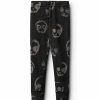 Girls * | Clearance Faded Skulls Leggings